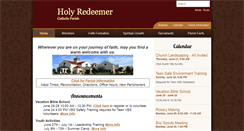 Desktop Screenshot of holyredeemeraledo.org