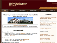 Tablet Screenshot of holyredeemeraledo.org